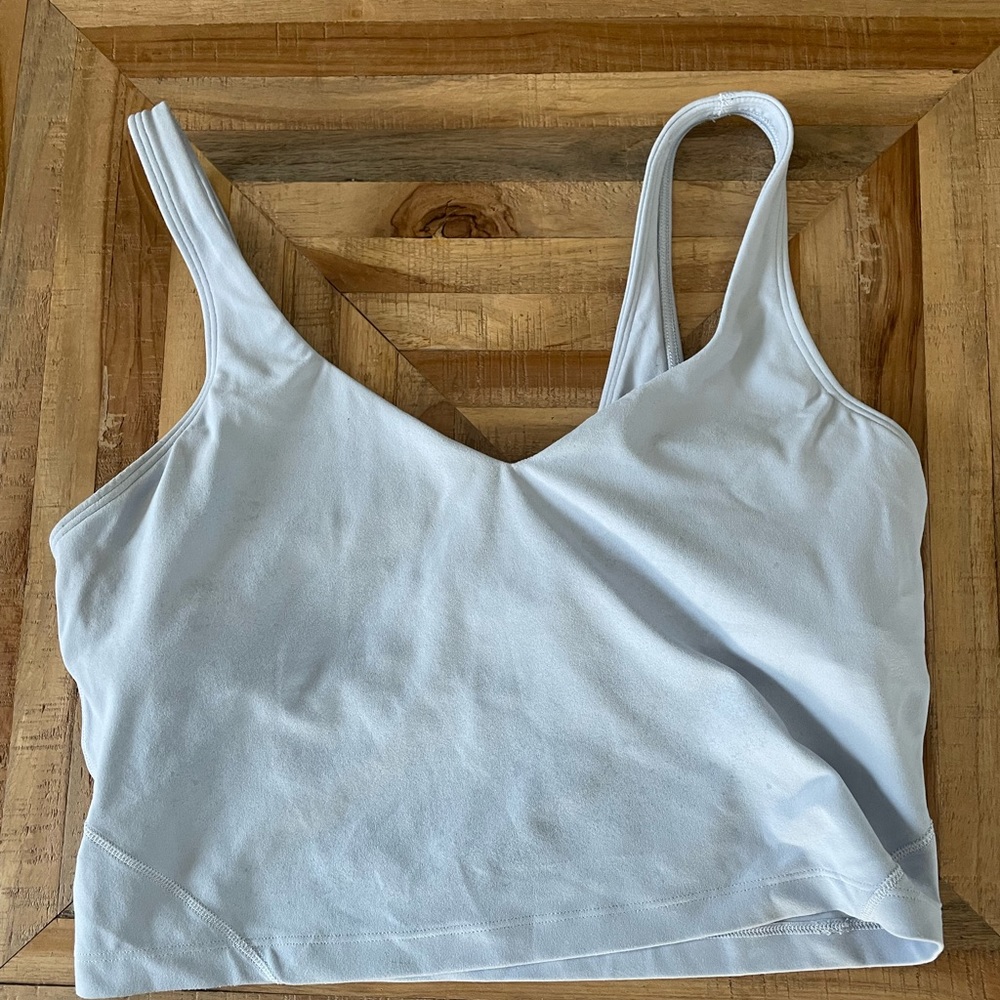 Lululemon Align Tank - size 10 - blue linen
